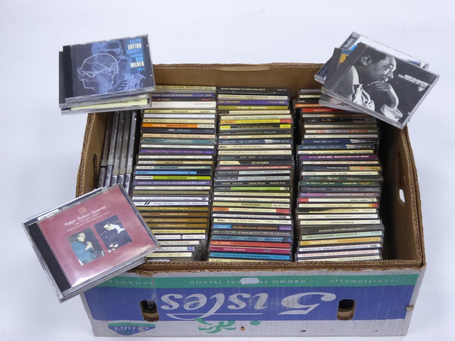 Approximately 100 Jazz cds, a quality selection of recordings covering a mixture of jazz genre,