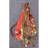 GROUP OF GENTLEMAN'S SILK NECK TIES to include YSL, Jose Picador, Carnaval de Venise