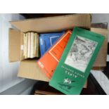 BOX OF MICHELIN GUIDES TO FRANCE 1950's ETC... AND VINTAGE ORDNANCE SURVEY MAPS ETC..