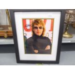 JOHN BON JOVI SIGNED COLOUR PROMOTIONAL PHOTOGRAPH, 10? X 8?, WITH ?LIAISONS UK? CERTIFICATE OF