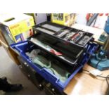 KETEN BLUE PLASTIC TOOL BOX WTH ENGINEERING TOOLS