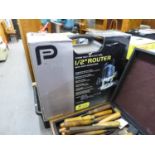 PRO 1/2" ROUTER 1250w WITH DUST EXTRACTION (BOXED)