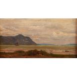 A.A. BRADBURY (EARLY TWENTIETH CENTURY) OIL PAINTING ON BOARD ?The mouth of the Conway River?