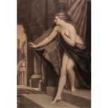 T.L ATKINSON, AFTER JAN VAN LERIUS ENGRAVING, SIGNED BY BOTH ARTISTS ?Lady Godiva? 27 ½? x 19? (70cm