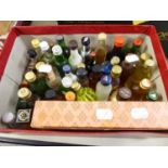 APPROX 43 MINIATURE BOTTLES OF LIQUEURS AND SPIRITS, MAINLY FULL MEASURES BUT SOME WITH LOSSES,