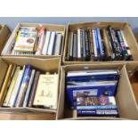 A QUANTITY OF BOOKS, VARIOUS AUTHORS AND SUBJECTS (4 BOXES)