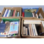 A QUANTITY OF BOOKS, VARIOUS AUTHORS AND SUBJECTS (4 BOXES)