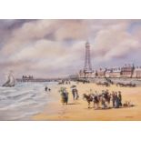 BERNARD McMULLEN TWO ARTIST SIGNED LIMITED EDITION COLOUR PRINTS 'Blackpool', no. 264/850 and '