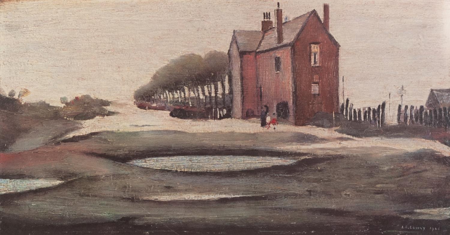 L.S. LOWRY (1887 - 1976) ARTIST SIGNED LIMITED EDITION COLOUR PRINT 'The Lonely House' An edition of