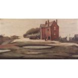 L.S. LOWRY (1887 - 1976) ARTIST SIGNED LIMITED EDITION COLOUR PRINT 'The Lonely House' An edition of