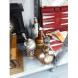 TWO BELLS WHISKY BOTTLES, ROYAL SALUTE WHISKY BOTTLE AND A COMMEMORATIVE BELLS WHISKY BOTTLE AND A