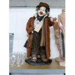 HOBO DESIGNS LTD., BY GILL & SCOTT HARRIS, ?ALBERT? THE CLOWN, WITH FABRIC ATTIRE, NO. 70/250