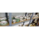COPELAND SPODE 'CHINESE ROSE' DINNER AND TEA SERVICE, APPROX 120 PIECES