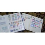 STAMPS, BLUE STOCKBOOK, mainly QE II, including Canada, and small selection of USA, GAY VENTURE