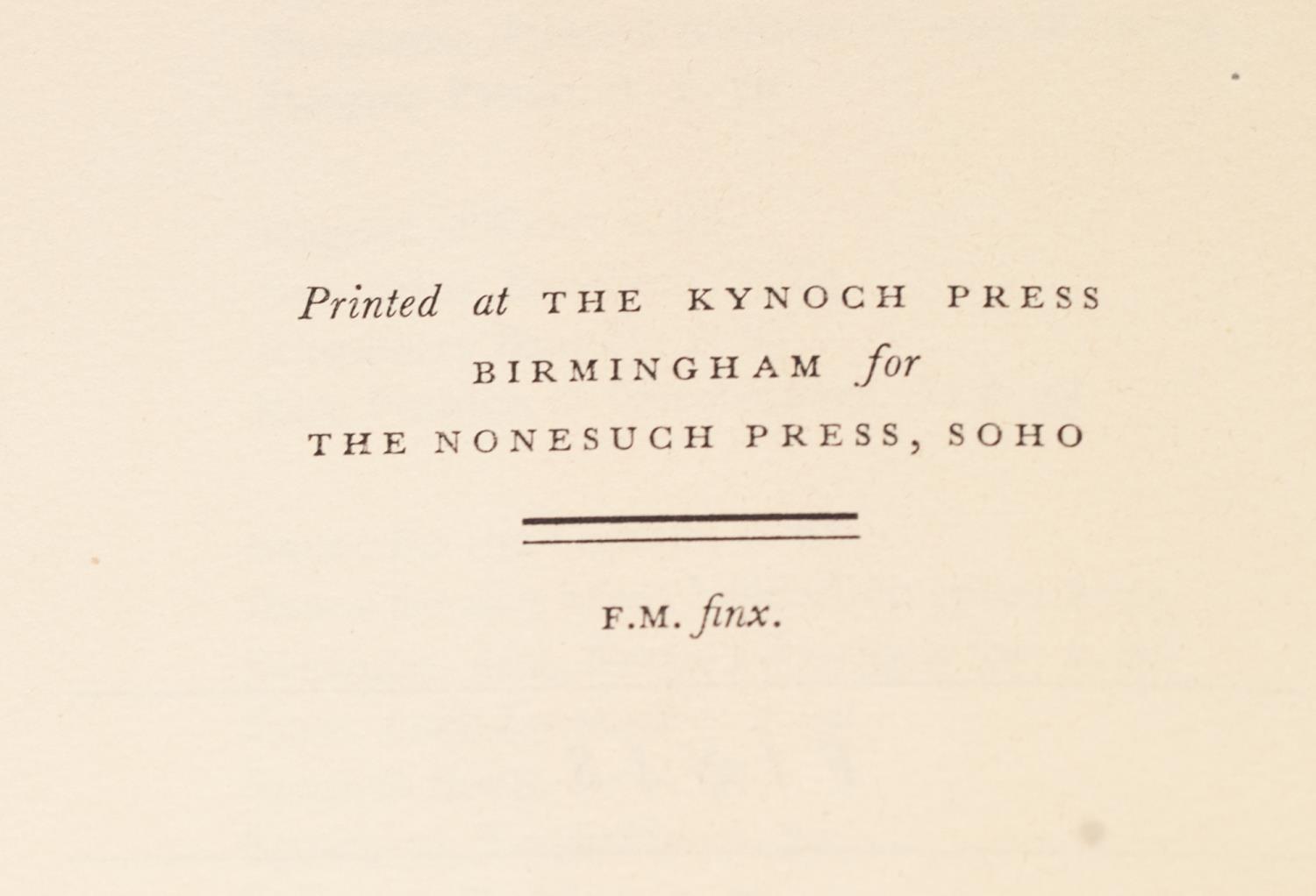PRIVATE PRESS - TWO TITLES FROM THE NONESUCH PRESS to include The Receipt Book of Elizabeth Raper - Image 5 of 7