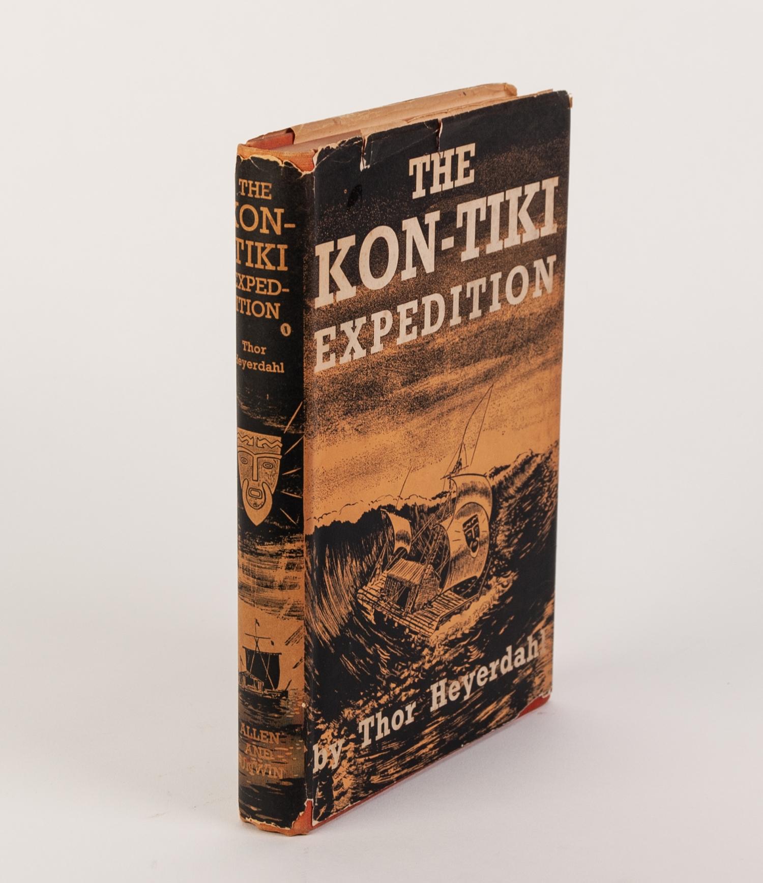 TRAVEL EXPLORATION-Thor Heyerdahl- The Kon Tiki Expedition, published by Allen Unwin, 1950 1st