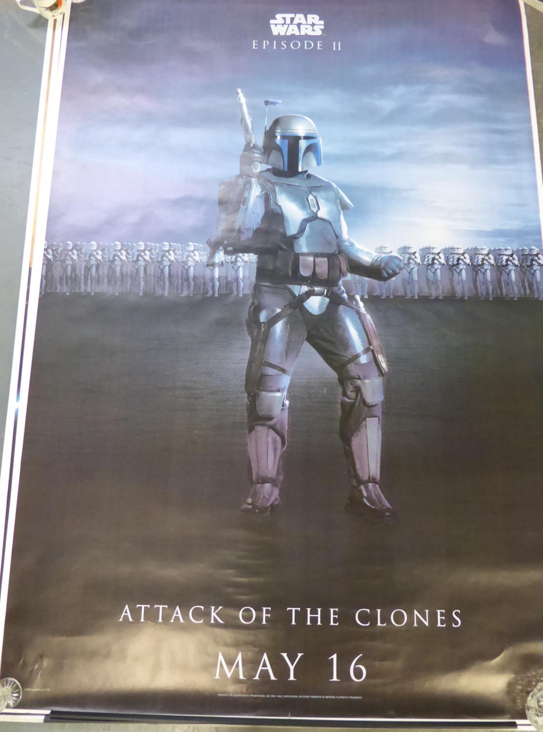 STAR WARS, EPISODE II, THE ATTACK OF THE CLONES, MAY 16', FOUR LARGE ADVERTISING POSTERS, each - Image 4 of 4