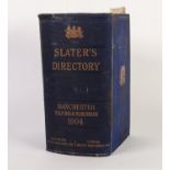 SLATERS MANCHESTER SALFORD AND SUBURBAN DIRECTORY 1904. Complete with plan of Manchester amd map
