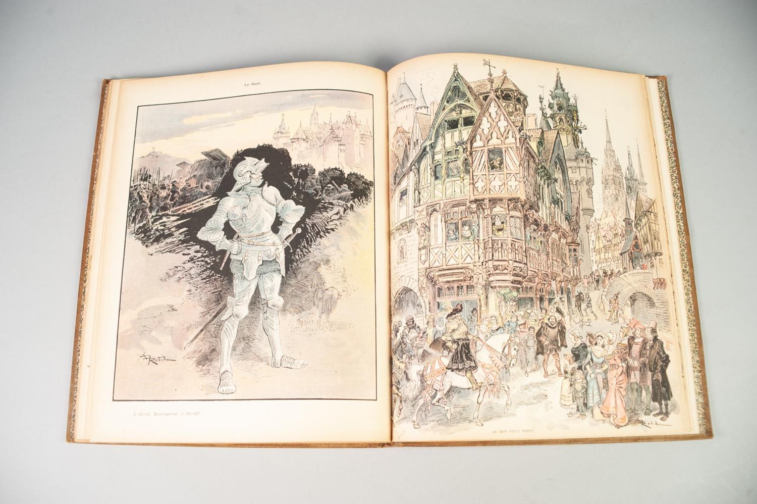 L'ALBUM AQUARELLES ET DESSINS INEDETS, c. 1902, published Paris Libraire Illustree, France, J. - Image 3 of 8