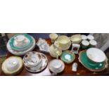 MIXED LOT OF NINETEENTH CENTURY AND LATER CERAMICS, to include, PART TEA SERVICE, STYLISH WEDGWOOD