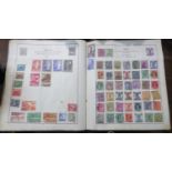 STAMPS- OLD TIME COLLECTION TO A WELL FILLED STRAND ALBUM