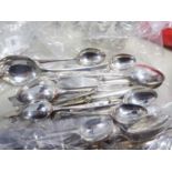A QUANTITY OF ELECTROPLATE TABLE CUTLERY