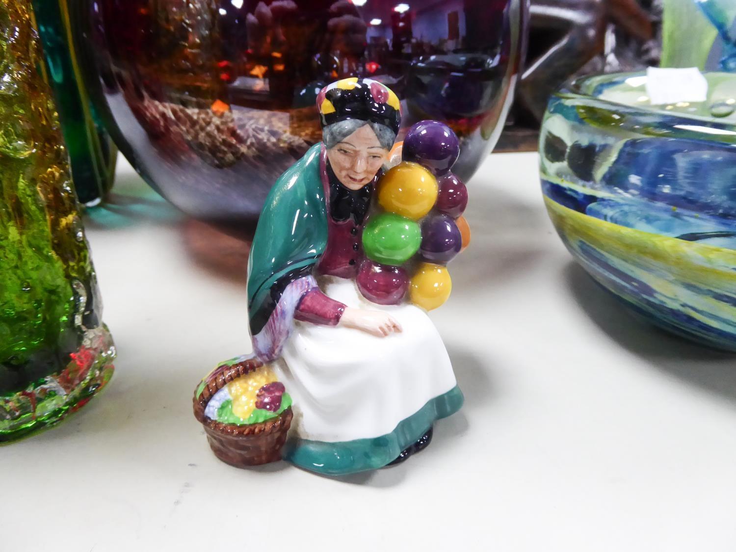 ROYAL DOULTON CHINA FIGURE, 'The Old Balloon Seller', small size, HN 2129, 3 1/2" (8.8cm) high