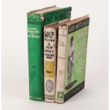 GOLF- Abe Mitchell- Down to Scratch, pub Methuen 1933, 1st Edition review copy with dj. Joyce