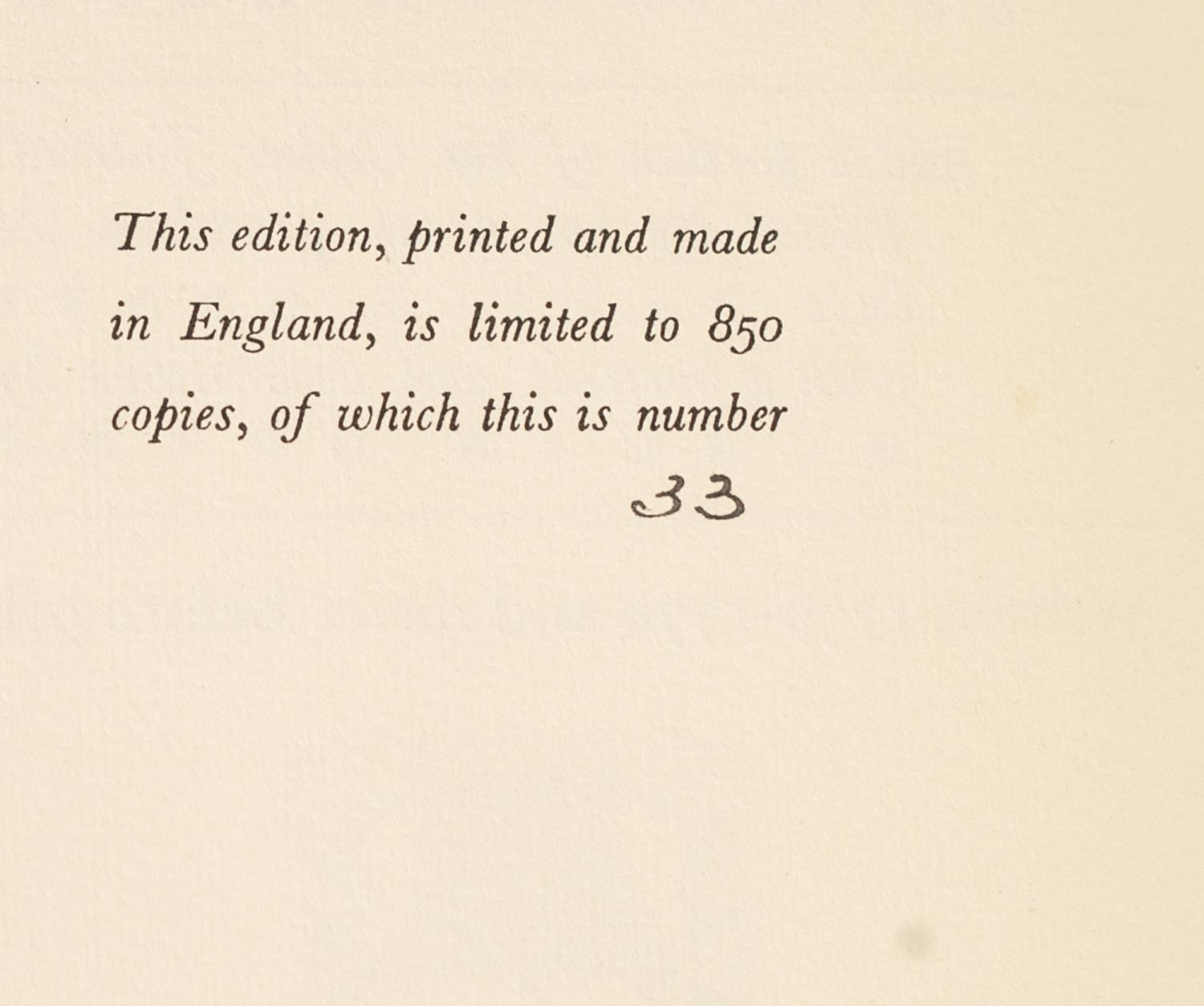 PRIVATE PRESS - TWO TITLES FROM THE NONESUCH PRESS to include The Receipt Book of Elizabeth Raper - Image 4 of 7