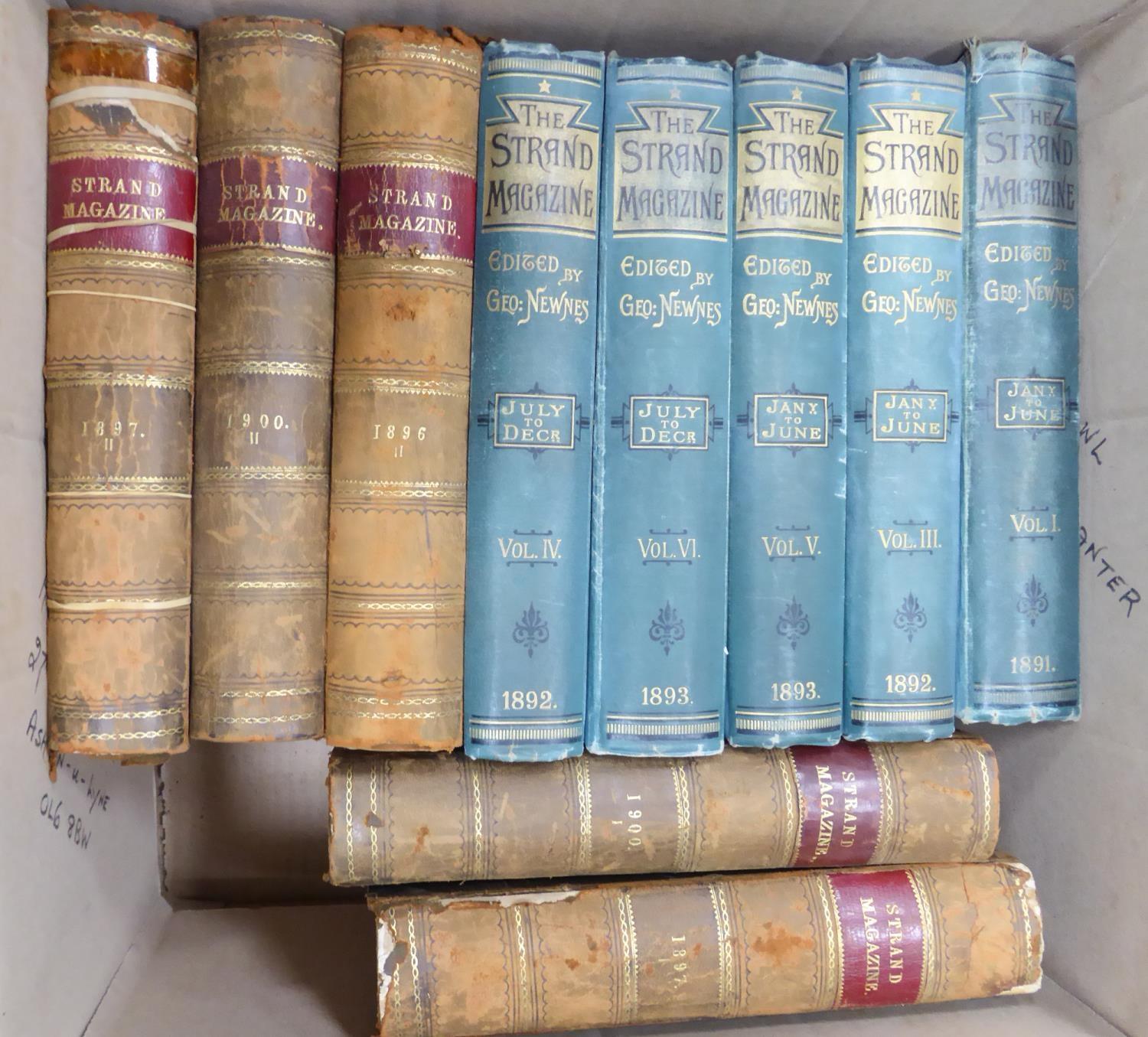 SHERLOCK HOLMES - THE STRAND MAGAZINE George Newnes Volume I, III, IV, V, VI (1891 -93) covering