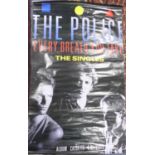 THE POLICE, 'EVERY BREATH YOU TAKE, THE SINGLES' LARGE ADVERTISING POSTER, 59" x 36" (150cm x 91.