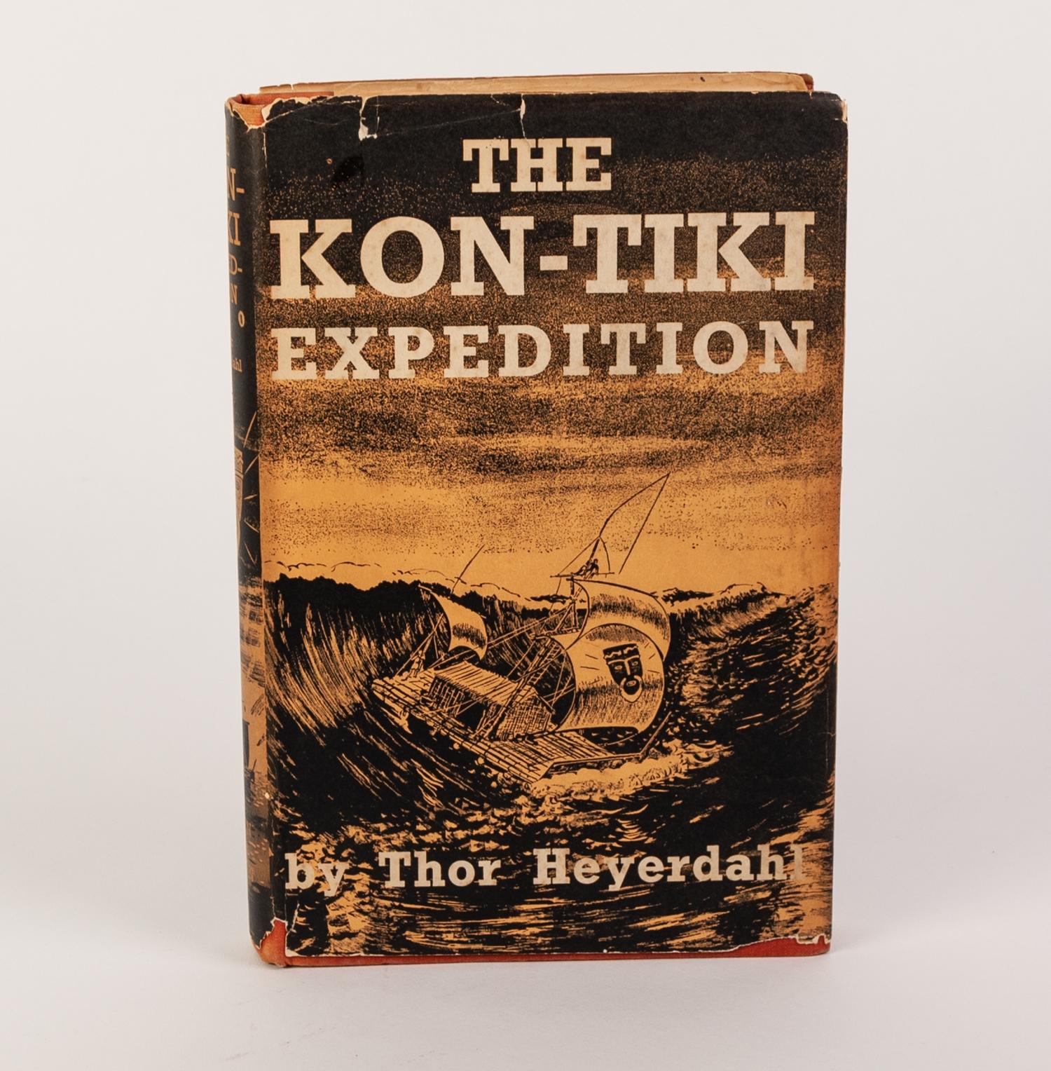 TRAVEL EXPLORATION-Thor Heyerdahl- The Kon Tiki Expedition, published by Allen Unwin, 1950 1st - Image 2 of 6