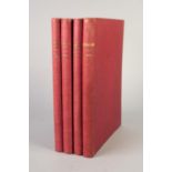 SMALL SELECTION OF PICTUREGOER ANNUALS, 1940s, bound in red cloth, 1945, 1946, 1947, 1948, various