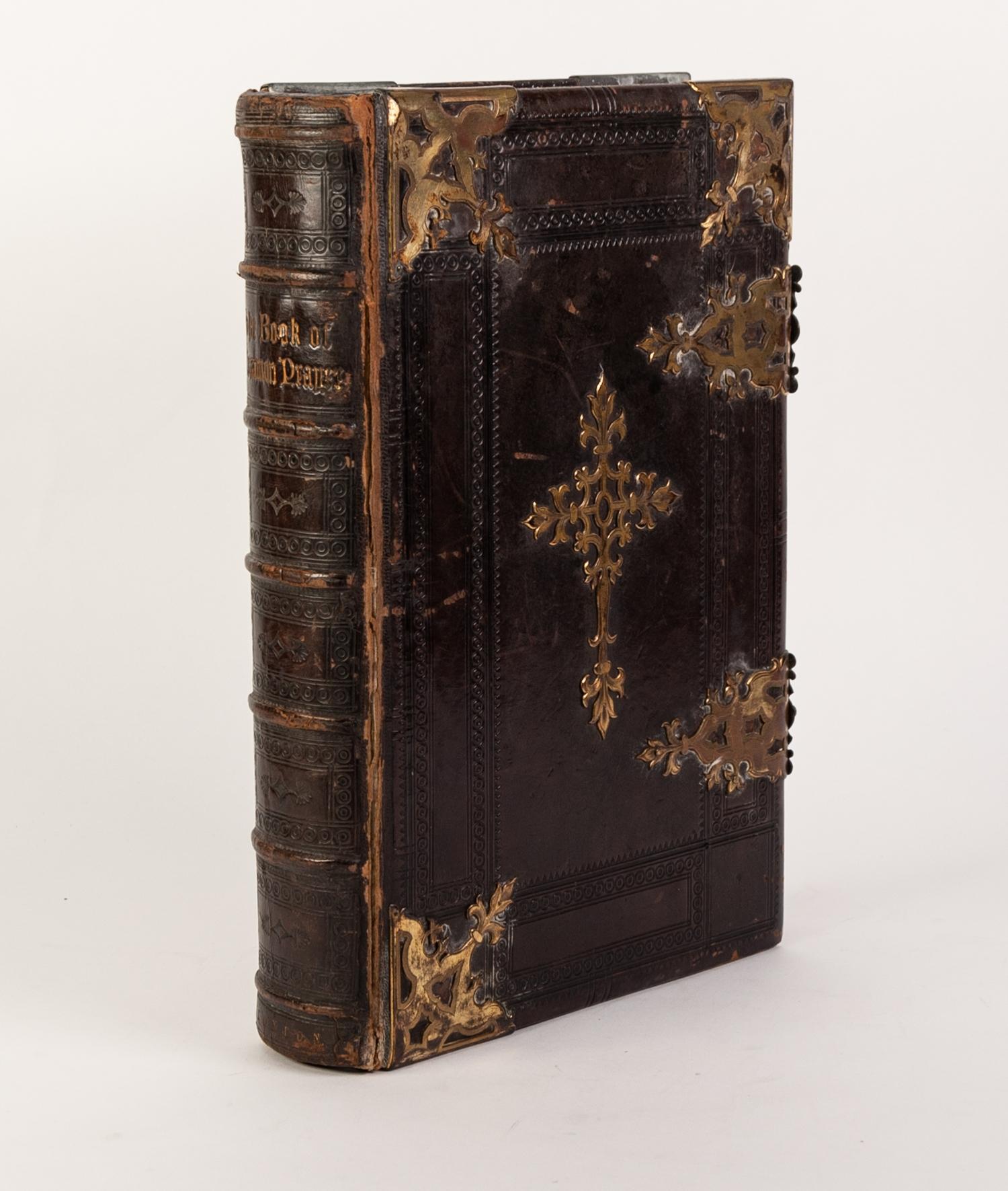 BOOK OF COMMON PRAYER Wm Pickering 1844. Fine red and black printing, elaborately bound in full calf