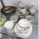 A 22 PIECE INTER-WAR YEARS JAPANESE EGGSHELL TEA SERVICE