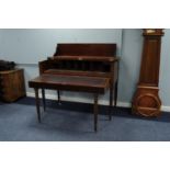 AN IMPRESSIVE EARLY NINETEENTH CENTURY MAHOGANY CLERKS DESK