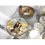 A PAIR OF ROYAL DOULTON MOULDED 'THE OLD BALLOON SELLER' AND 'THE BALLOON MAN' WALL PLATES