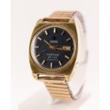 GENTS RARE ROAMER, SWISS MUSTANG INDIANAPOLIS GOLD PLATED AUTOMATIC DAY/DATE WRIST WATCH, model