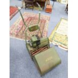 ATCO DELUXE B17 PETROL DRIVEN LAWN MOWER, with grass box and instruction manual