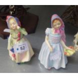 TWO ROYAL DOULTON CHINA FIGURES