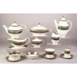 TWO HUNDRED AND FIFTY FIVE PIECE ROYAL DOULTON ?VANBOROUGH? PATTERN CHINA PART DINNER, TEA AND