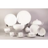 MODERN 78 PIECE ARZBERG (GERMANY) PORCELAIN DINNER TEA AND BREAKFAST SERVICE for eight persons,