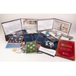 CHANGE CHECKER THREE RING BINDERS OF MODERN SILVER COINS, substantial quantity of other modern