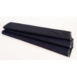 THREE LENGTHS OF DARK BLUE FINEST MOHAIR SUITING MATERIAL, made in England (3)