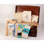 GOOD SELECTION OF MAINLY CRUISE MEMORABILIA/EPHEMERA RELATING TO ONE FAMILY includes cruises/