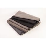 SIX LENGTHS OF MAINLY H&M OF HUDDERSFIELD SUITING MATERIAL, each approximately 3 1/2 yards (3.2m),