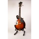 ANTONIOTSAI MODERN EIGHT STRING SCROLL TOP MANDOLIN, with mother of pearl inlay, the back with a