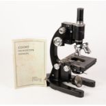 COOKE, TROUGHTON & SIMMS Ltd BLACK LACQUERED MICROSCOPE, M201057, with BOOKLET