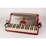 WELTMEISTER PIANO ACCORDION, 20? (51cm) wide, in semi-rigid case