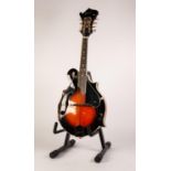 JOHNSON EIGHT STRING F MODEL MANDOLIN, IMF-150, in classic sunburst, 28? (71cm) long, split to the